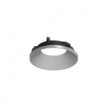 Nora NAPT-3RDNHZ/CL - 3" Apollo Round Flangeless Downlight Trim with Clear Lens, Haze Reflector / Matte Powder White