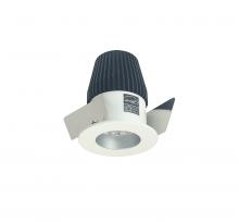 Nora NIOB-1RNG27XHW - 1" Iolite LED BWF Round Reflector, 600lm, 2700K, Haze Reflector / White Flange