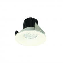 Nora NIOB-2RNBCDXWW - 2" Iolite LED Round Bullnose, 800lm / 14W, Comfort Dim, White Finish
