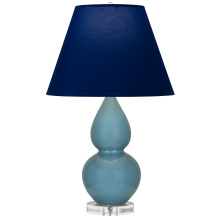 Robert Abbey OB13N - Steel Blue Small Double Gourd Accent Lamp