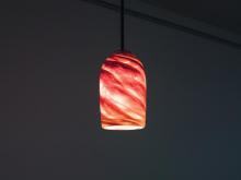 WPT Design ROSE-CYL-AM-BZ-47 - Rose Cylinder - Pendant - Incandescent 47" OA Drop-Amber