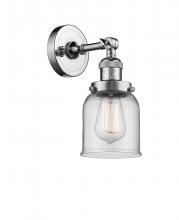 Innovations Lighting 203-PC-G52 - Bell - 1 Light - 5 inch - Polished Chrome - Adjustable Sconce