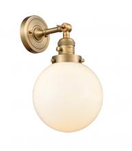 Innovations Lighting 203SW-BB-G201-8-LED - Beacon - 1 Light - 8 inch - Brushed Brass - Adjustable Sconce