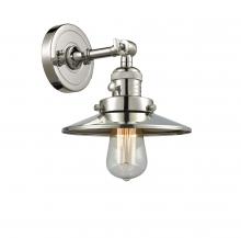 Innovations Lighting 203SW-PN-M1-LED - Railroad - 1 Light - 8 inch - Polished Nickel - Adjustable Sconce