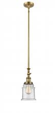 Innovations Lighting 206-BB-G184 - Canton - 1 Light - 6 inch - Brushed Brass - Stem Hung - Adjustable Mini Pendant