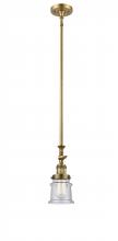 Innovations Lighting 206-BB-G184S - Canton - 1 Light - 5 inch - Brushed Brass - Stem Hung - Adjustable Mini Pendant