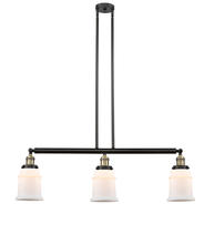 Innovations Lighting 213-BAB-G181 - Canton - 3 Light - 39 inch - Black Antique Brass - Stem Hung - Adjustable Island Light