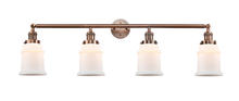Innovations Lighting 215-AC-G181 - Canton - 4 Light - 42 inch - Antique Copper - Adjustable Bath Vanity Light