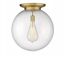 Innovations Lighting 221-1F-BB-G204-18 - Beacon - 1 Light - 18 inch - Brushed Brass - Flush Mount