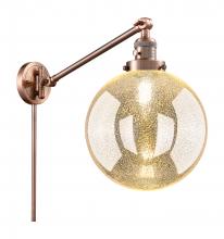 Innovations Lighting 237-AC-G208-10 - Beacon - 1 Light - 10 inch - Antique Copper -Adjustable Swing Arm