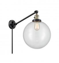 Innovations Lighting 237-BAB-G202-12 - Beacon - 1 Light - 12 inch - Black Antique Brass -Adjustable Swing Arm