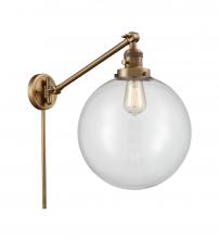 Innovations Lighting 237-BB-G202-12 - Beacon - 1 Light - 12 inch - Brushed Brass -Adjustable Swing Arm