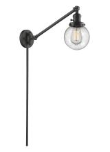 Innovations Lighting 237-OB-G204-6-LED - Beacon - 1 Light - 6 inch - Oil Rubbed Bronze -Adjustable Swing Arm