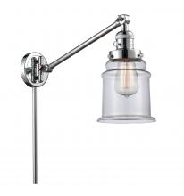 Innovations Lighting 237-PC-G182 - Canton - 1 Light - 8 inch - Polished Chrome -Adjustable Swing Arm