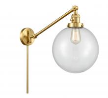 Innovations Lighting 237-SG-G202-10 - Beacon - 1 Light - 10 inch - Satin Gold -Adjustable Swing Arm