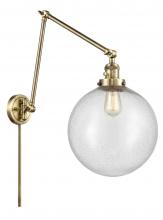 Innovations Lighting 238-AB-G204-12 - Beacon - 1 Light - 12 inch - Antique Brass -Adjustable Swing Arm