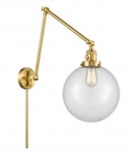 Innovations Lighting 238-SG-G202-10 - Beacon - 1 Light - 10 inch - Satin Gold -Adjustable Swing Arm