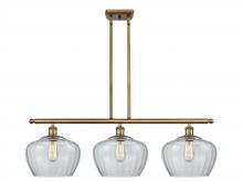 Innovations Lighting 516-3I-BB-G92-L-LED - Fenton - 3 Light - 38 inch - Brushed Brass - Cord hung - Island Light