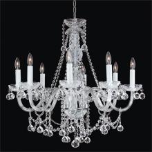 Glow Lighting 550FD8LSP-7C - Crystal Palace Pendant Chandelier