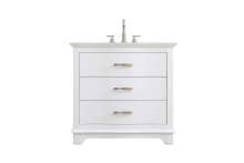 Elegant VF10236WH - Knox 36 inch Single Bathroom Vanity in White