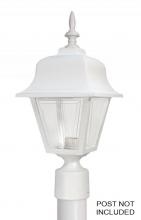 Wave Lighting 260TC-WH - MARLEX ASHLAND POST LANTERN